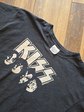 Hanes Heavyweight - 2006 KISS Graphic Tee - L - Black